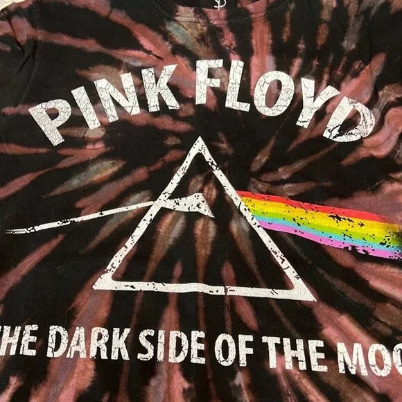 Pink Floyd t-shirt The Dark Side of The Moon tie dye graphic tee size small - Picture 3 of 7